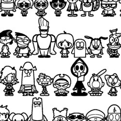 Superior Printable Cartoon Coloring Pages