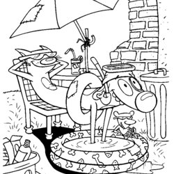 Exceptional Cartoons Coloring Pages Home Nickelodeon Color Popular