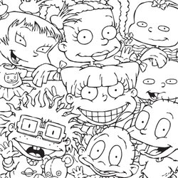 Admirable Printable Cartoon Coloring Pages
