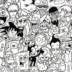 Coloring Pages Cartoons Book