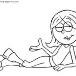 Spiffing Cartoon Coloring Pages Ideas