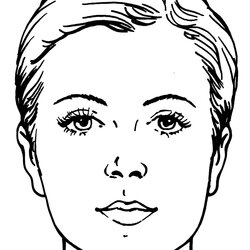 Out Of This World Boy Coloring Page At Free Printable Pages Makeup Blank Drawing Faces Print Woman Outline