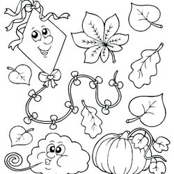 Disney Autumn Coloring Pages At Free Printable Fall Elementary Kids Students Color Kindergarten Weather Scene