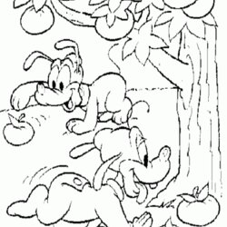 Disney Fall Coloring Pages Home Baby Apples Ages Recognition Creativity Develop Skills Focus Motor Way Fun