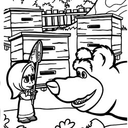Brilliant And The Bear Coloring Pages Kids Advertisement
