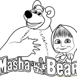 The Highest Quality And Bear Coloring Page For Kids Free