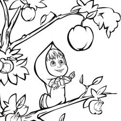 Preeminent And The Bear Coloring Pages For Children Kids Cute