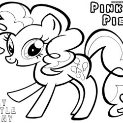 Spiffing Free Pinkie Pie Pony Coloring Pages Download Little Cartoon Print Book Library Popular