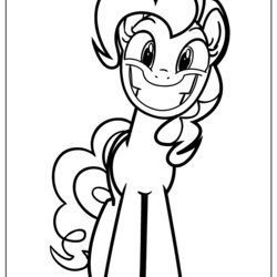 The Highest Quality Free My Little Pony Pinkie Pie Coloring Pages Download Cupcake