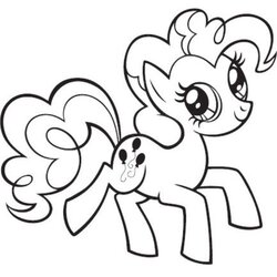 The Highest Standard Pinkie Pie Coloring Page Little Pony Pages My