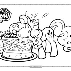 Champion My Little Pony Pinkie Pie Coloring Pages Page