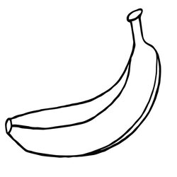 Swell Free Printable Banana Coloring Pages