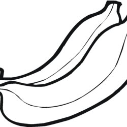 Superior Banana Coloring Pages To Download And Print For Free Bananas Apples Template Two Drawing Sheet