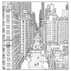 Get The Colouring Page New York City Free Printable Adult Pages