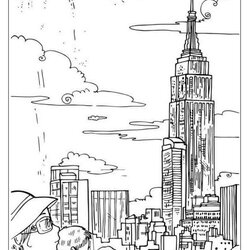 Outstanding Coolest New York City Coloring Pages