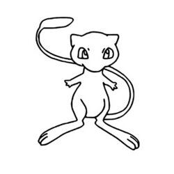 Free Mew Coloring Page Printable Pages