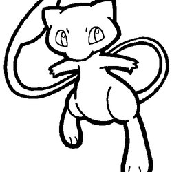 Exceptional Pokemon Mew Coloring Pages At Free Printable Drawing Kids Colouring Color Sheets Print Go Choose