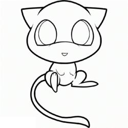 Supreme Mew Coloring Pages Educative Printable Kids