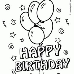 Cool Get This Happy Birthday Coloring Pages For Kids Print