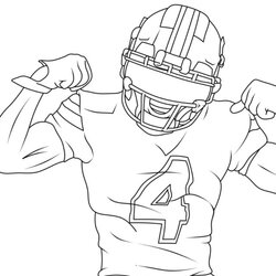 Legit Football Coloring Templates New Pages