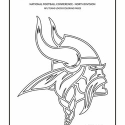 Capital Best Teams Logos Coloring Pages Images On American Football Vikings Minnesota Cool Printable Team