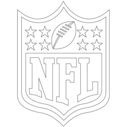 Fantastic Coloring Pages Logo Football Sports