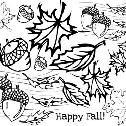 Smashing Fall Coloring Pages For Adults Printable At Free Leaves Adult Color Happy Autumn Print Kindergarten