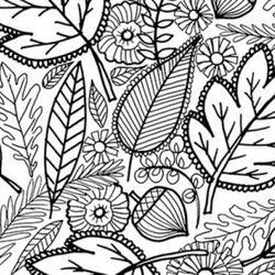 Matchless Get This Fall Coloring Pages For Adults