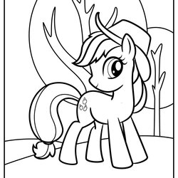 Swell Little Ponies Coloring Pages My Pony
