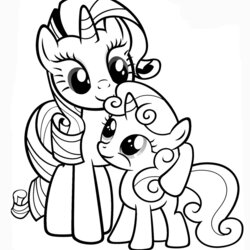 Worthy My Little Pony Coloring Pages Print And Color