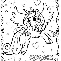 Wizard My Little Pony Coloring Pages Printable Activity Shelter Cute Via