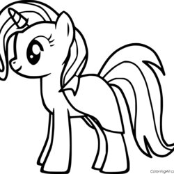Free Printable My Little Pony Coloring Pages In Vector Format Easy Ponies