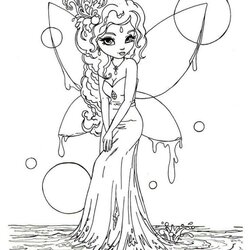 Get This Fairy Coloring Pages To Print For Adults