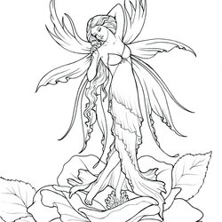 Capital Fairy Coloring Pages For Adults Visual Arts Ideas Adult Free