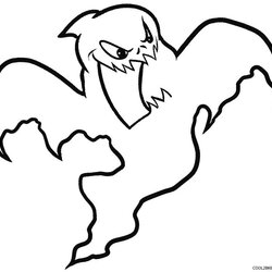 Eminent Printable Ghost Coloring Pages For Kids Print Drawing Scary Outline Color Easy