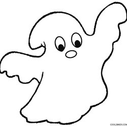 Printable Ghost Coloring Pages For Kids Print Preschool Drawing Colouring