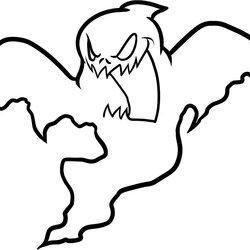 Superlative Free Printable Ghost Coloring Pages For Kids Halloween Scary Draw Photos