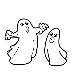 Splendid Ghost Coloring Pages To Download And Print For Free Scary Drawing Kids Printable Color