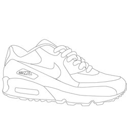 Great Nike Coloring Pages At Free Printable Air Max