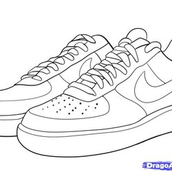Wizard Nike Coloring Pages Home Shoes Popular