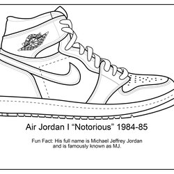 Outstanding Great Photo Of Nike Coloring Pages Shoes Copy New Air In Jordan Me