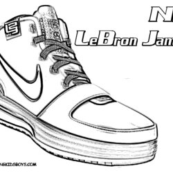 Marvelous Nike Coloring Pages Home Shoes Popular