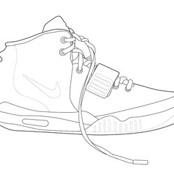 Supreme Nike Logo Coloring Pages At Free Printable Swoosh Color Template Outline Sketch